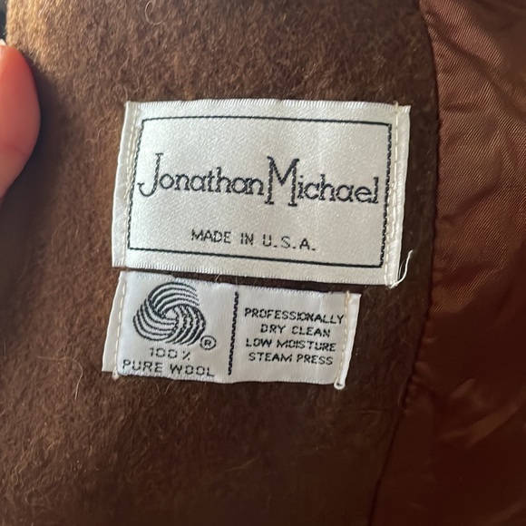 Jonathan Michael vintage wool pea coat size 10 petite - Picture 3 of 5